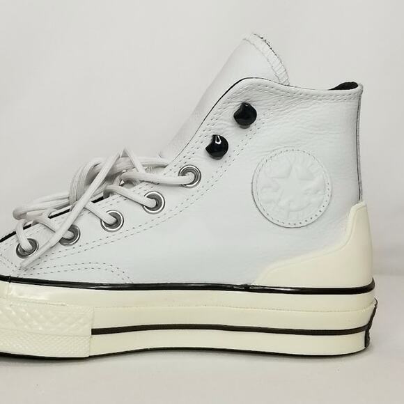 Converse Unisex CTAS Chuck 70 Leather Hi  Women's Size 5 Moonbath  #05369C NWT - Picture 5 of 10